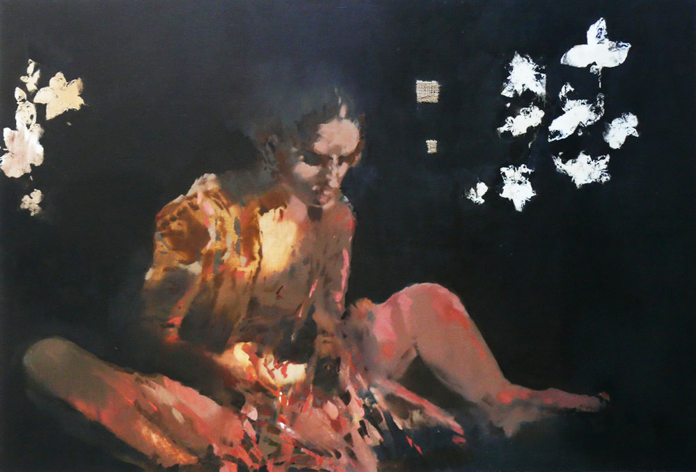 «Штопка». 2014. Колаж на полотні